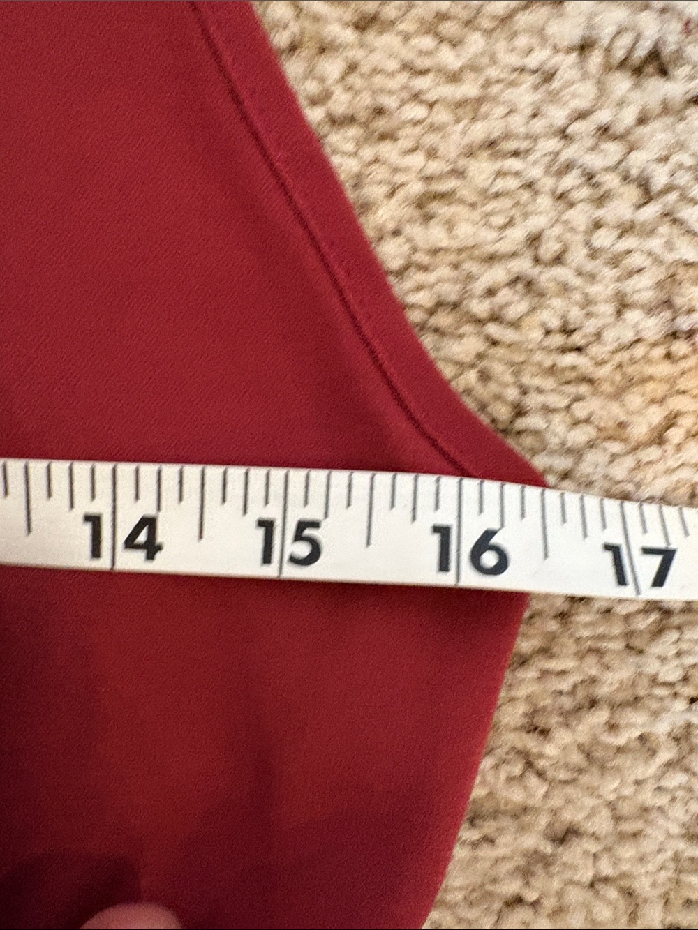 Rust Pleated Midi Dress with Smocked Waist size Large - Picture 7 of 8